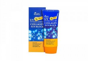 Крем для лица солнцезащитный с коллагеном - UV soothing & moisture collagen sun block, 70мл