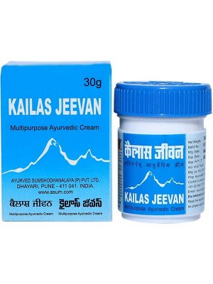 Kailas Jeevan Multipurpose Ayurvedic Cream 30g / Универсальный Крем для Всего Тела 30г