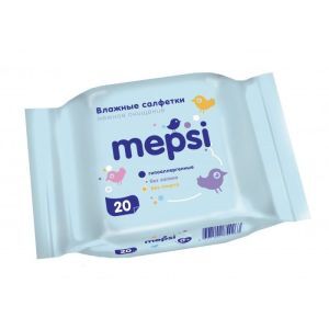 Влажные детские салфетки MEPSI