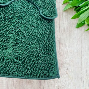 Набор ковриков (2 предмета) 50*80 см+40*50 см(зеленый)