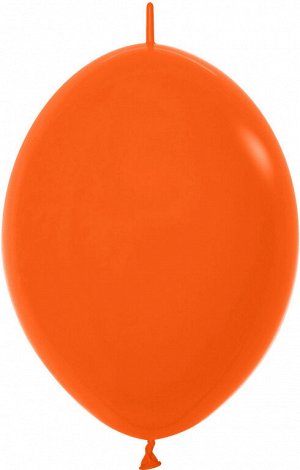 S Шар линколун  6"/15 см, пастель, оранжевый/Orange