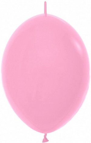 S Шар линколун 12"/30 см, пастель, розовый/Bubble Gum Pink