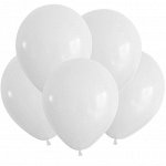 K Шар 12&quot;/30,  пастель, белый (Веселый праздник)