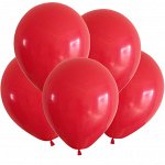 K Шар 12&quot;/30,  пастель, красный (Веселый праздник)