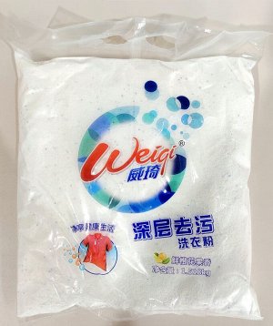 Weiqi Acrives Detergent Powder Стир. порошок с пятновывод., а. Лимона 1.518 кг [10шт/к] Арт-610766