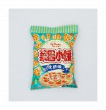 Glico CAI YUAN Печенье &quot;Крекеры со вкусом пиццы&quot;, 80 г.