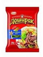 Доширак Лапша Квисти говядина 70 грамм пачка. 1 коробка 24 штуки.