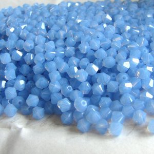 Биконусы 4мм Сваровски Air Blue Opal
