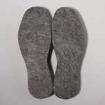 Стельки для обуви, зимние, универсальные, 36-45 р-р, цвет серый
