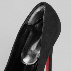 Пяткоудерживатели для обуви, с подпяточником, на клеевой основе, силиконовые, 14 ? 8,5 см, пара, цвет прозрачный