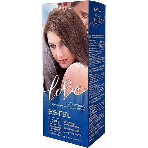 Эстель Крем-краска для волос Estel Love 7/71 коричневый перламутр стойкая 115 мл