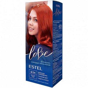 Эстель Крем-краска для волос Estel Love 8/54 красная медь стойкая 115 мл
