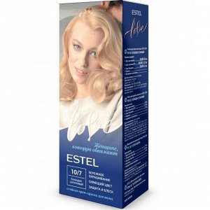 Эстель Крем-краска для волос Estel Love 10/7 блондин сатиновый стойкая 115 мл
