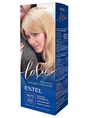 Эстель Крем-краска для волос Estel Love 10/73 блондин бежевый стойкая 115 мл