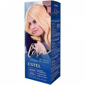 Эстель Крем-краска для волос Estel Love 10/34 блондин солнечный стойкая 115 мл