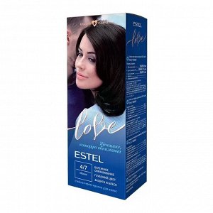 Эстель Крем-краска для волос Estel Love 4/7 мокко стойкая 115 мл