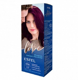 Эстель Крем-краска для волос Estel Love 5/65 спелая вишня стойкая 115 мл
