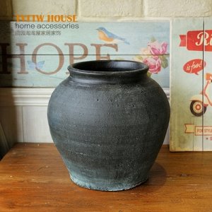 Ваза Керамическая глиняная ваза, размер 28*20 см