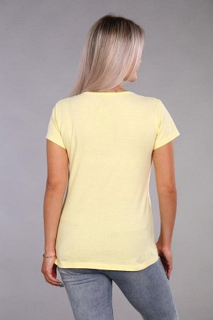 Батист - футболка желтый