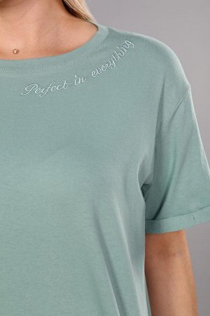 Совершенство - футболка оливковый