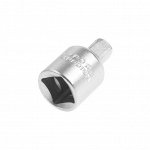Переходник для воротка ТУНДРА, с 3/8&quot; на 1/4&quot;, CrV