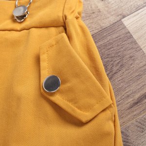 Костюм: кофта и юбка-шорты с лямками