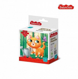 Пазл First Puzzle "Котик" (16 эл) Baby Toys