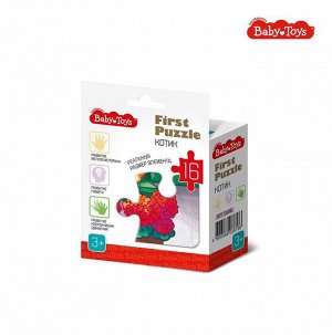 Пазл First Puzzle "Котик" (16 эл) Baby Toys
