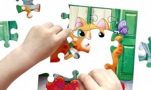 Пазл First Puzzle "Котик" (16 эл) Baby Toys