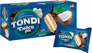 Пирожное Tondi Choco Pie Кокос 180г