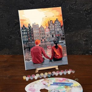 Картина по номерам на холсте с подрамником «Романтичный вечер», 40х30 см