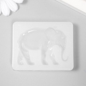 Молд силикон "Африканский слон" 0,8х7х5,5 см