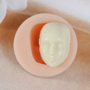 Силиконовый молд, форма для заливки «Лицо», 3x2 см, МИКС