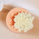 Силиконовый молд, форма для заливки «Сирень», 3.5x3.5 см, МИКС