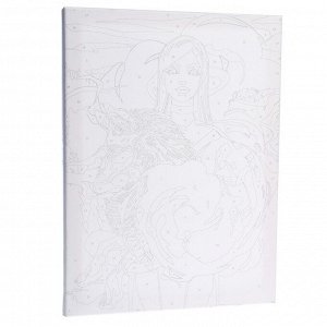 Картина по номерам с подрамником «Лиса», 30x40 см