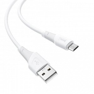 USB кабель Hoco Airy Silicone MicroUSB 2.4A