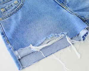 Женские джинсовые голубые шорты
