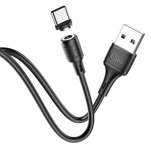 Магнитный USB кабель Hoco Magnetic Charging Cable Type-C 3A