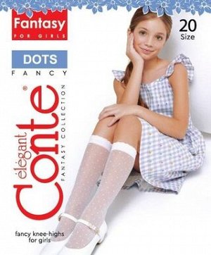 Conte kids 22С-4СП Гольфы для девочек нарядные  DOTS