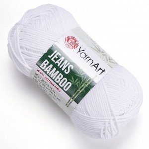 Пряжа YarnArt Jeans Bamboo №101 Белый