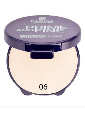 PARISA Пудра компактная "PRIME and FINE" №06 бледный - бежевый