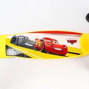 Самокат детский складной Тачки, колёса PU 120/80 мм, ABEC 7, желтый