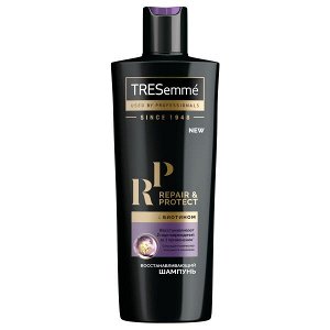 TRESemme восстанавливающий шампунь repair & protect, уменьшает ломкость и восстанавливает волосы 400 мл