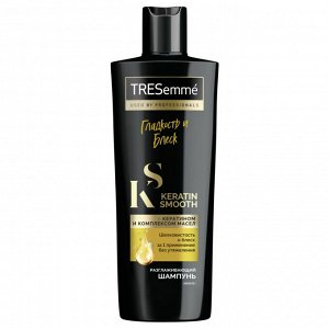 Тресемме, Шампунь для волос  Кератин Keratin Smooth, Разглаживающий, 400 мл, Tresemme