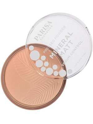 PARISA Пудра минеральная РР-06 "MINERAL MATTE" №02 Насыщенно - бежевый
