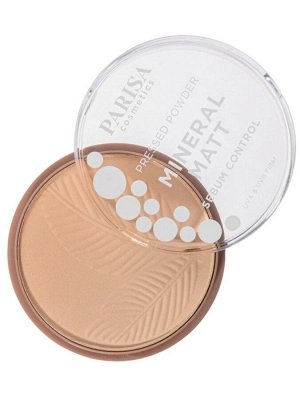 PARISA Пудра минеральная PP-06 "MINERAL MATTE" №01 Cветлый бежевый