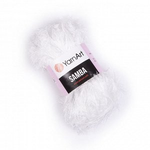 Пряжа YarnArt Samba №01 Белый