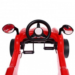 Машина-каталка педальная Cool Riders, с клаксоном, цвет красный