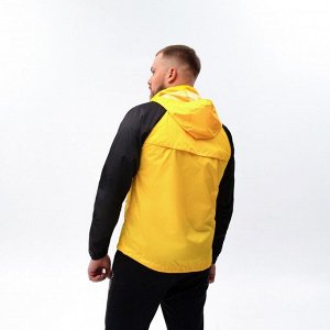 Ветровка унисекс с сумкой black/yellow.