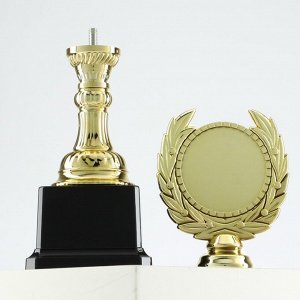 Кубок 068, наградная фигура, золото, подставка пластик, 23.5x8x7.5 см